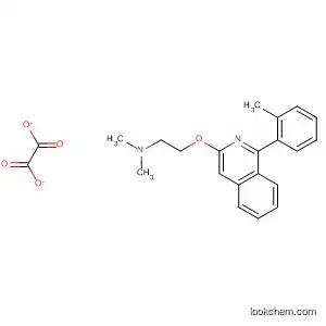 Molecular Structure of 89721-16-4 (Ethanamine, N,N-dimethyl-2-[[1-(2-methylphenyl)-3-isoquinolinyl]oxy]-,
ethanedioate)