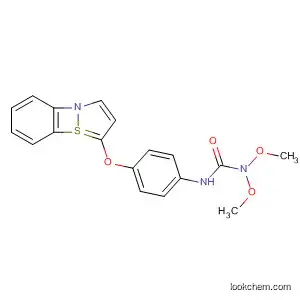 Molecular Structure of 89721-77-7 (Urea, N'-[4-(1,2-benzisothiazol-5-yloxy)phenyl]-N,N-dimethoxy-)