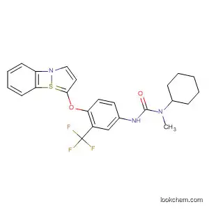 Molecular Structure of 89721-95-9 (Urea,
N'-[4-(1,2-benzisothiazol-5-yloxy)-3-(trifluoromethyl)phenyl]-N-cyclohexyl
-N-methyl-)