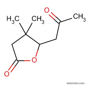 Molecular Structure of 89722-19-0 (2(3H)-Furanone, dihydro-4,4-dimethyl-5-(2-oxopropyl)-)