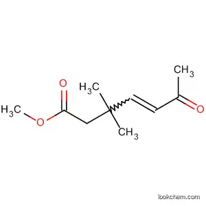 Molecular Structure of 89722-21-4 (4-Heptenoic acid, 3,3-dimethyl-6-oxo-, methyl ester)