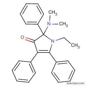 Molecular Structure of 89722-95-2 (3H-Pyrrol-3-one, 2-(dimethylamino)-1-ethyl-1,2-dihydro-2,4,5-triphenyl-)
