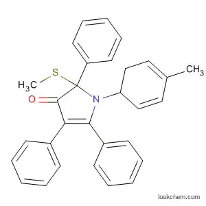 Molecular Structure of 89723-00-2 (3H-Pyrrol-3-one,
1,2-dihydro-1-(4-methylphenyl)-2-(methylthio)-2,4,5-triphenyl-)