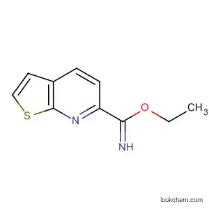 Molecular Structure of 89723-16-0 (Thieno[2,3-b]pyridine-6-carboximidic acid, ethyl ester)