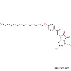 1H-Indole-2,3-dione,
4,6-dimethyl-1-[2-oxo-2-[4-(tetradecyloxy)phenyl]ethyl]-