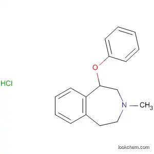 Molecular Structure of 89739-58-2 (1H-3-Benzazepine, 2,3,4,5-tetrahydro-3-methyl-1-phenoxy-,
hydrochloride)