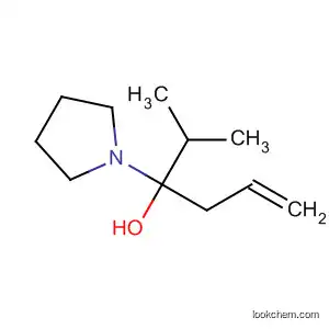 Molecular Structure of 89809-38-1 (1-Pyrrolidineethanol, b-ethenyl-a-(1-methylethyl)-)