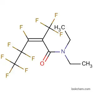Molecular Structure of 89810-89-9 (2-Pentenamide, N,N-diethyl-3,4,4,5,5,5-hexafluoro-2-(trifluoromethyl)-,
(Z)-)