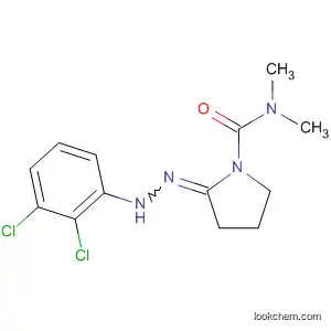 Molecular Structure of 89867-27-6 (1-Pyrrolidinecarboxamide,
2-[(2,3-dichlorophenyl)hydrazono]-N,N-dimethyl-)