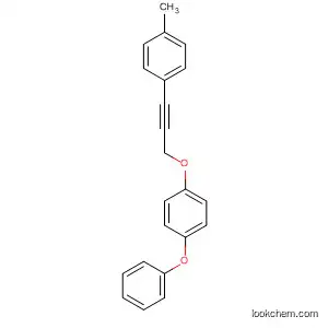 Molecular Structure of 89878-36-4 (Benzene, 1-[[3-(4-methylphenyl)-2-propynyl]oxy]-4-phenoxy-)