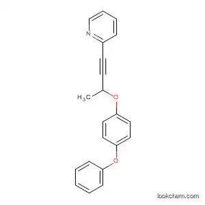 Molecular Structure of 89878-43-3 (Pyridine, 2-[3-(4-phenoxyphenoxy)-1-butynyl]-)