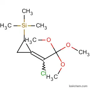 Molecular Structure of 89878-93-3 (Silane, [(1-chloro-2,2,2-trimethoxyethylidene)cyclopropyl]trimethyl-)