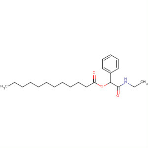 Molecular Structure of 89881-09-4 (Dodecanoic acid, 2-(ethylamino)-2-oxo-1-phenylethyl ester)