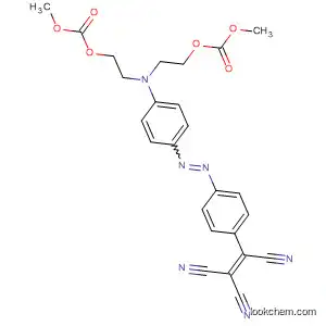 Molecular Structure of 89904-01-8 (2,4,10-Trioxa-7-azaundecan-11-oic acid,
3-oxo-7-[4-[[4-(tricyanoethenyl)phenyl]azo]phenyl]-, methyl ester)