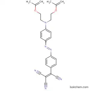 Molecular Structure of 89904-07-4 (Ethenetricarbonitrile,
[4-[[4-[bis[2-(2-propenyloxy)ethyl]amino]phenyl]azo]phenyl]-)