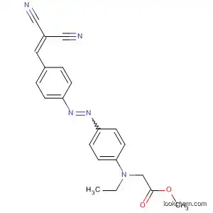 Molecular Structure of 89904-51-8 (Glycine, N-[4-[[4-(2,2-dicyanoethenyl)phenyl]azo]phenyl]-N-ethyl-, methyl
ester)