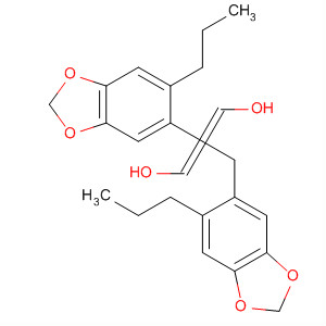 Molecular Structure of 89911-45-5 (1,3-Benzodioxole, 5,5'-[1,2-ethanediylbis(oxymethylene)]bis[6-propyl-)