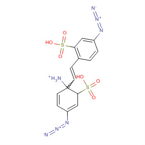Molecular Structure of 89911-46-6 (Benzenesulfonic acid, 2,2'-(1,2-ethenediyl)bis[5-azido-, ammonium salt)