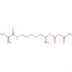 Molecular Structure of 89911-49-9 (Butanoic acid, 3-oxo-,
1-methyl-2-[3-[(2-methyl-1-oxo-2-propenyl)amino]propoxy]ethyl ester)