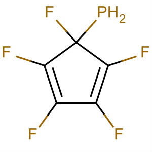 Molecular Structure of 89935-80-8 (Phosphine, (1,2,3,4,5-pentafluoro-2,4-cyclopentadien-1-yl)-)