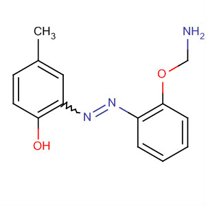 Molecular Structure of 89961-42-2 (Phenol, [(aminomethoxyphenyl)azo]-4-methyl-)