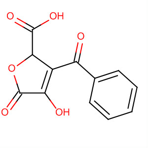 Molecular Structure of 89966-26-7 (2-Furancarboxylic acid, 3-benzoyl-2,5-dihydro-4-hydroxy-5-oxo-)