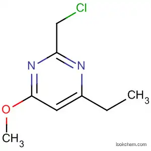 Molecular Structure of 89966-83-6 (Pyrimidine, 2-(chloromethyl)-4-ethyl-6-methoxy-)