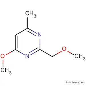 Molecular Structure of 89966-91-6 (Pyrimidine, 4-methoxy-2-(methoxymethyl)-6-methyl-)