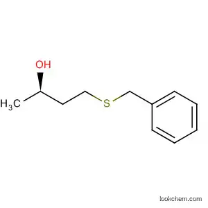 Molecular Structure of 89968-83-2 (2-Butanol, 4-[(phenylmethyl)thio]-, (R)-)