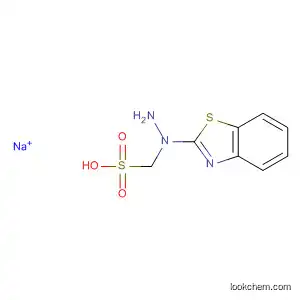 Molecular Structure of 89969-38-0 (Methanesulfonic acid, [2-(2-benzothiazolyl)hydrazino]-, monosodium
salt)