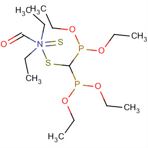 Molecular Structure of 89987-02-0 (Carbamodithioic acid, diethyl-, [bis(diethoxyphosphinyl)methyl] ester)