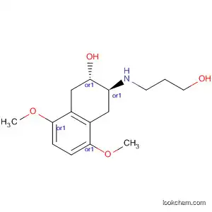 Molecular Structure of 89991-01-5 (2-Naphthalenol,
1,2,3,4-tetrahydro-3-[(2-hydroxyethyl)methylamino]-5,8-dimethoxy-,
trans-)