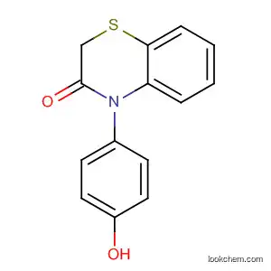 Molecular Structure of 89991-35-5 (2H-1,4-Benzothiazin-3(4H)-one, 4-(4-hydroxyphenyl)-)