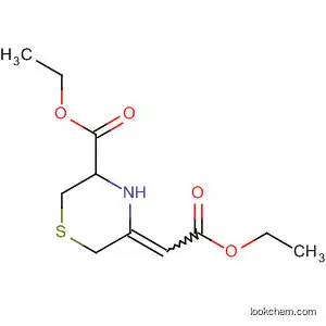 Molecular Structure of 89991-46-8 (3-Thiomorpholinecarboxylic acid, 5-(2-ethoxy-2-oxoethylidene)-, ethyl
ester)