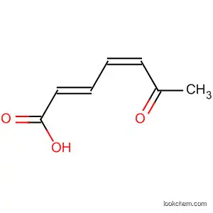 Molecular Structure of 89999-80-4 (2,4-Heptadienoic acid, 6-oxo-, (E,Z)-)