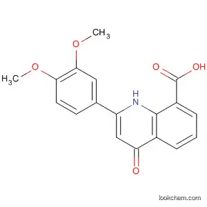 8-Quinolinecarboxylic acid, 2-(3,4-dimethoxyphenyl)-1,4-dihydro-4-oxo-