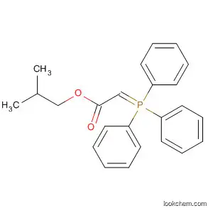 Molecular Structure of 90035-21-5 (Acetic acid, (triphenylphosphoranylidene)-, 2-methylpropyl ester)