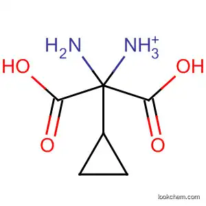 Molecular Structure of 90035-38-4 (Cyclopropaneacetic acid, a-amino-2-carboxy-, ammonium salt)
