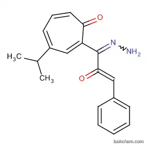 Molecular Structure of 90035-72-6 (2-Propenal, 3-phenyl-,
[3-(1-methylethyl)-7-oxo-1,3,5-cycloheptatrien-1-yl]hydrazone)