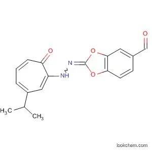 Molecular Structure of 90035-74-8 (1,3-Benzodioxole-5-carboxaldehyde,
[3-(1-methylethyl)-7-oxo-1,3,5-cycloheptatrien-1-yl]hydrazone)