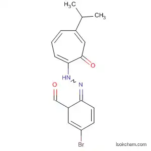 Molecular Structure of 90035-79-3 (Benzaldehyde, 4-bromo-,
[5-(1-methylethyl)-7-oxo-1,3,5-cycloheptatrien-1-yl]hydrazone)