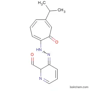 Molecular Structure of 90035-83-9 (2-Pyridinecarboxaldehyde,
[5-(1-methylethyl)-7-oxo-1,3,5-cycloheptatrien-1-yl]hydrazone)