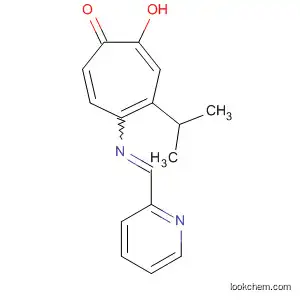 Molecular Structure of 90036-05-8 (2,4,6-Cycloheptatrien-1-one,
2-hydroxy-4-(1-methylethyl)-5-[(2-pyridinylmethylene)amino]-)