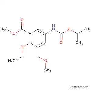 Benzoic acid,
2-ethoxy-3-(methoxymethyl)-5-[[(1-methylethoxy)carbonyl]amino]-,
methyl ester