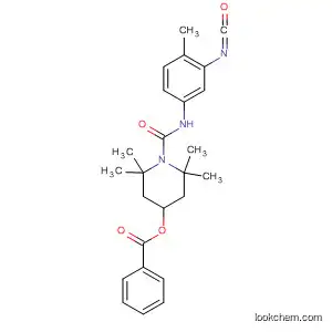 1-Piperidinecarboxamide,
4-(benzoyloxy)-N-(3-isocyanato-4-methylphenyl)-2,2,6,6-tetramethyl-