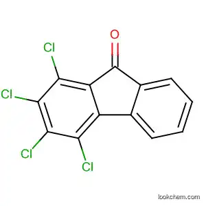 Molecular Structure of 90077-76-2 (9H-Fluoren-9-one, tetrachloro-)
