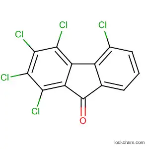 Molecular Structure of 90077-77-3 (9H-Fluoren-9-one, pentachloro-)