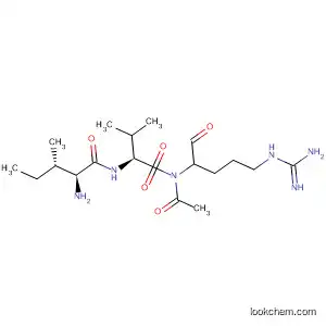 L-Valinamide,
N-acetyl-L-isoleucyl-N-[4-[(aminoiminomethyl)amino]-1-formylbutyl]-,
(S)-
