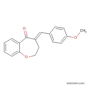 1-Benzoxepin-5(2H)-one, 3,4-dihydro-4-[(4-methoxyphenyl)methylene]-,
(E)-