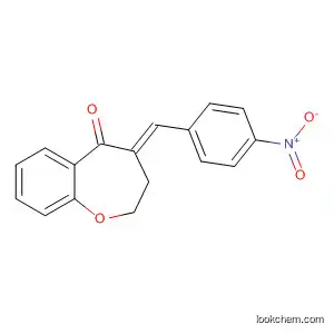 Molecular Structure of 90094-07-8 (1-Benzoxepin-5(2H)-one, 3,4-dihydro-4-[(4-nitrophenyl)methylene]-,
(E)-)